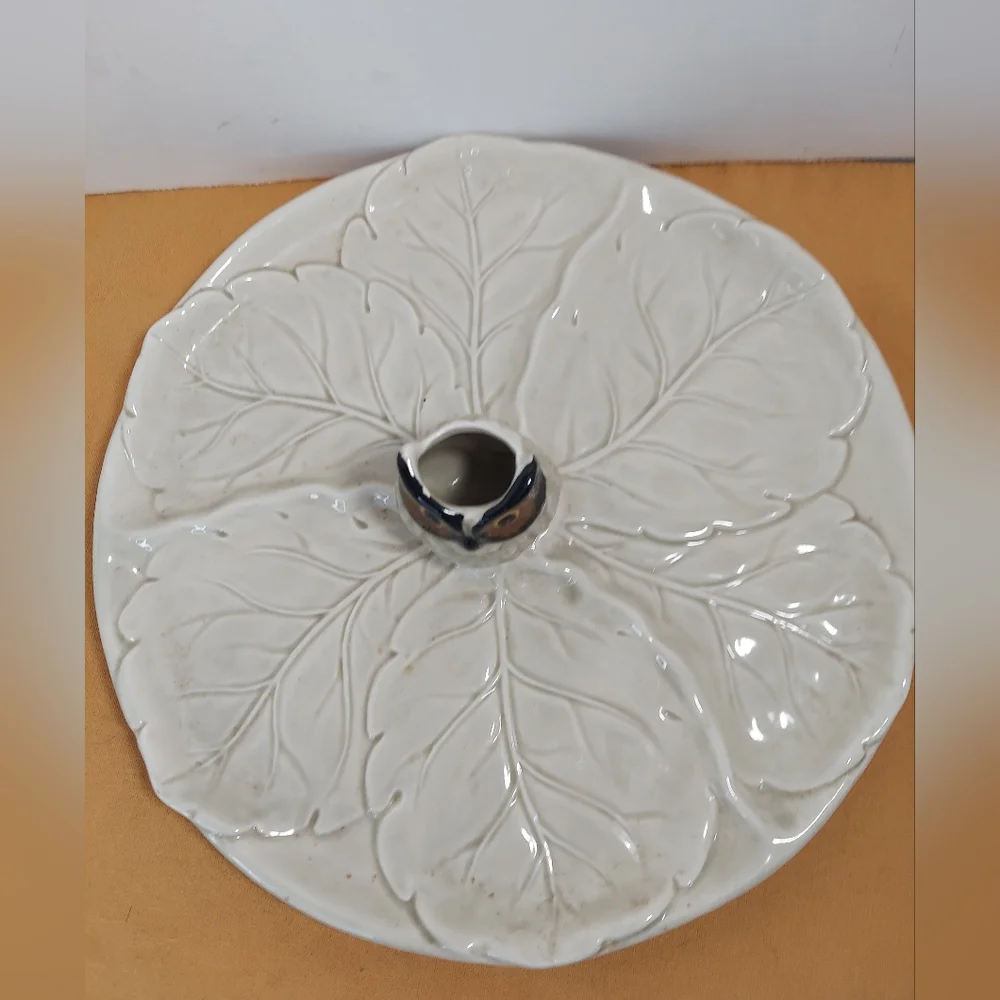 Vintage Otigari Owl Appetizer Toothpick Holder Tray 10" Round - Picture 6 of 11